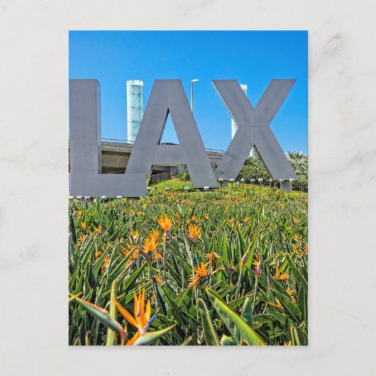 LAX Airport Sign Briefkaart (Voorkant)
