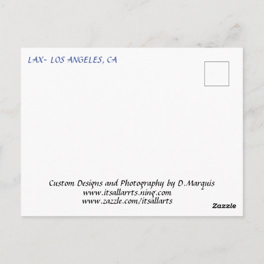 LAX BRIEFKAART (Achterkant)