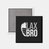 Lax Bro Funny Lacrosse Speler Boy Kinder Magneet (Voorkant / Achterkant)