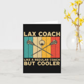 Lax Coach Lacrosse Lax Coach Kaart (Gele Bloem)