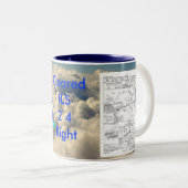 LAX ILS 24R, ILS-afbeelding, ... Tweekleurige Koffiemok (Voorkant rechts)