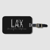 LAX LA Airport Typografie Bagagelabel (Voorkant (horizontaal))