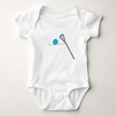 LAX Lacrosse stick en bal Romper (Voorkant)