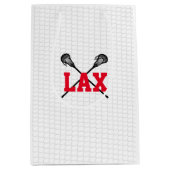 LAX Lacrosse Sticks Sportteam Colors Red Medium Cadeauzakje (Voorkant)