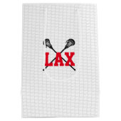 LAX Lacrosse Sticks Sportteam Colors Red Medium Cadeauzakje (Achterkant)