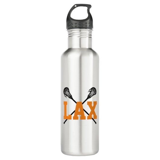LAX Lacrosse Sticks Sportteam Colors Waterfles (Voorkant)