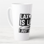LAX Lacrosse Tumbler Latte Mok (Linkerhoek)