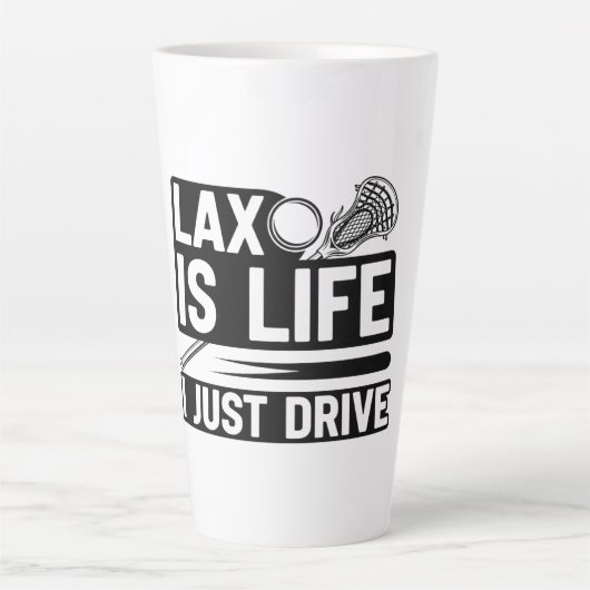 LAX Lacrosse Tumbler Latte Mok (Voorkant)