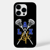 LAX Life / Aangepaste kleuren / Lacrosse Case-Mate iPhone Case (Achterkant)