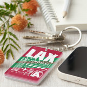 LAX Los Angeles Airport Sleutelhanger (Voorkant Rechts)