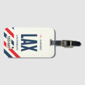 LAX Los Angeles Gepäckanhänger Bagagelabel (Voorkant (horizontaal))