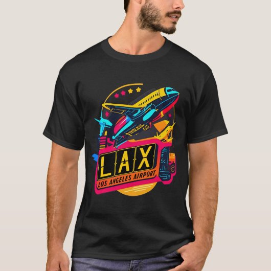 LAX - Los Angeles luchthaven T-shirt (Voorkant)