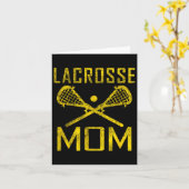 Lax Moeder Lacrosse Moeder Favoriete Speler Moeder Kaart (Gele Bloem)