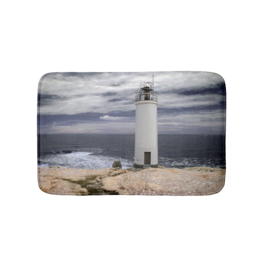 Laxe Lighthouse | Galicië, Spanje Badmat (Voorkant)