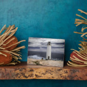 Laxe Lighthouse | Galicië, Spanje Fotoplaat (Zijkant)