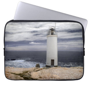 Laxe Lighthouse   Galicië, Spanje Laptop Sleeve