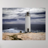 Laxe Lighthouse | Galicië, Spanje Poster (Voorkant)