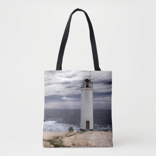 Laxe Lighthouse | Galicië, Spanje Tote Bag (Voorkant)