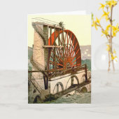 Laxey Wheel 1890 Kaart (Gele Bloem)