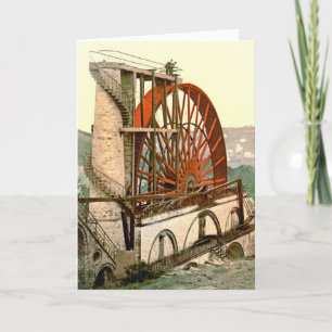 Laxey Wheel 1890 Kaart