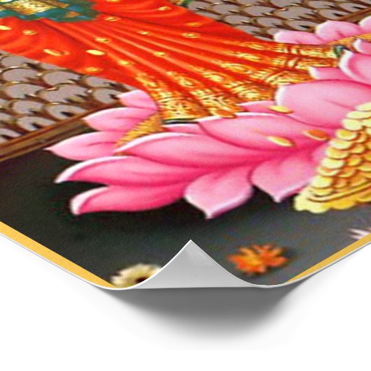 Laxmi Durga Saraswati Poster (Hoek)