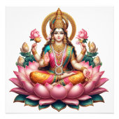 Laxmi Mata ji Foto Afdruk (Voorkant)