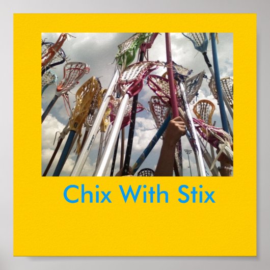 laxsticks, Chix met Stix Poster (Voorkant)