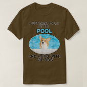Lay by Pool & Hang w Corgi T-shirt (Design voorkant)