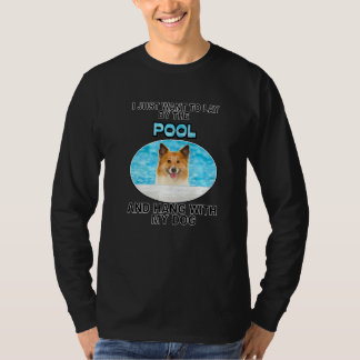 Lay by Pool & Hang W IJslandse Sheepdog T-shirt