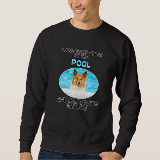 Lay by Pool & Hang W IJslandse Sheepdog Trui