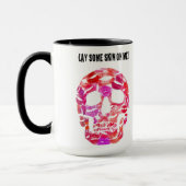 LAY EEN PAAR HUID OP ME.  Lipstick Skull Mok (Links)