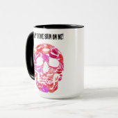 LAY EEN PAAR HUID OP ME.  Lipstick Skull Mok (Voorkant links)