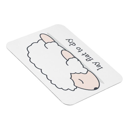 Lay Flat to Dry Sheep Magneet (Rechterzijde)