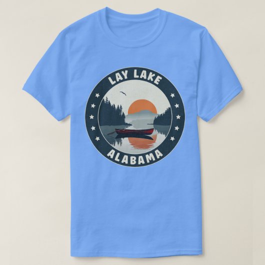 Lay Lake Alabama Sunset T-shirt (Design voorkant)