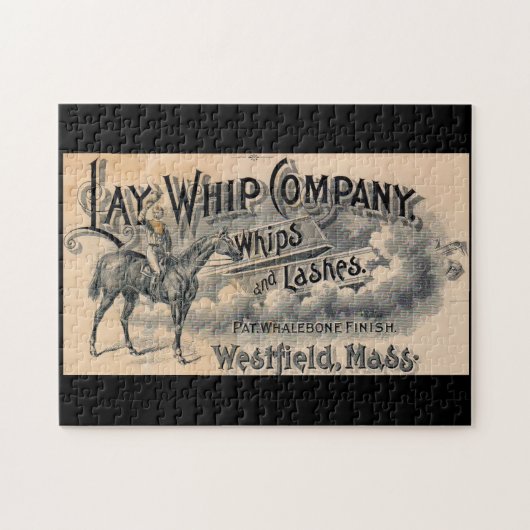 Lay Whip Company billhead van 1880 Legpuzzel (Horizontaal)