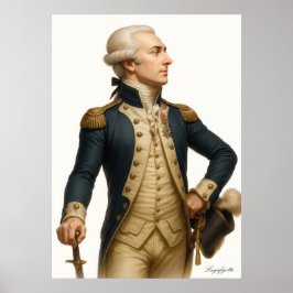 Layafyette - Franse Revolutie Archief Kunstprint Poster