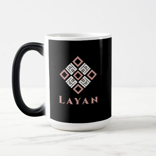 LAYAN Naam Mok | Modern Geometrisch Kufisch Patroo (Links)
