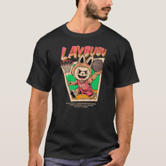 Laybubu - Labubu-personage dat basketbal speelt T-shirt