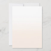 Layer Cake Modern Elegant Rustic Engagement Party Kaart (Achterkant)