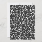 LAYER DIAMOND BLACK SILVER ELEGANT WEDING KAART (Achterkant)