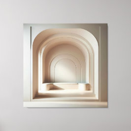 Layered Arch Niche Canvas Afdruk