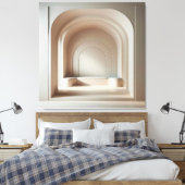 Layered Arch Niche Canvas Afdruk (Insitu (Slaapkamer))
