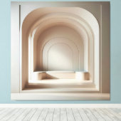 Layered Arch Niche Canvas Afdruk (Insitu (Houten vloer))