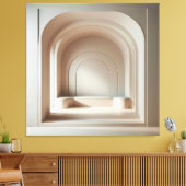 Layered Arch Niche Canvas Afdruk (Insitu (Woonkamer))