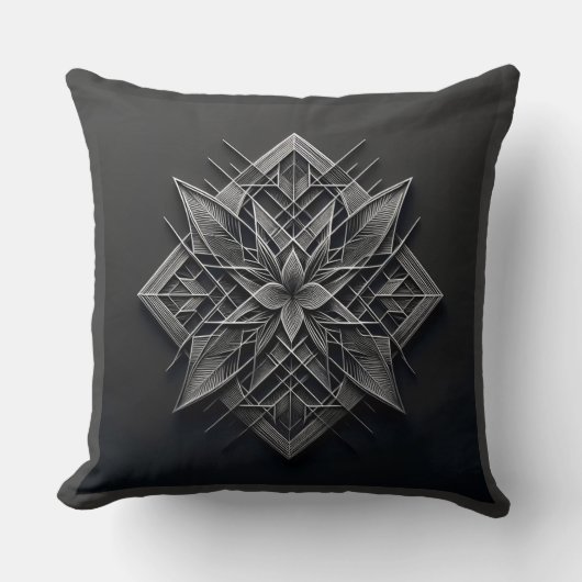  Layered Filigree Bloom Kussen (Voorkant)