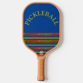 "Layered in Color"  Pickleball Paddle (Achterkant)