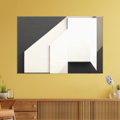 Layered Minimalist Abstract Art Canvas Afdruk (Insitu (Woonkamer))