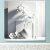 Layered Orchid Still Life Canvas Afdruk (Insitu (Houten vloer))