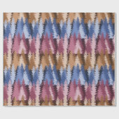 Layered Pine Forest Pattern Cadeaupapier (Vlak)