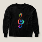 Layered rainbow treble clef (Voorkant)